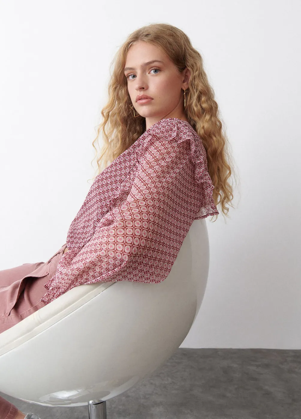 Blusa Corta-Brownie Spain New