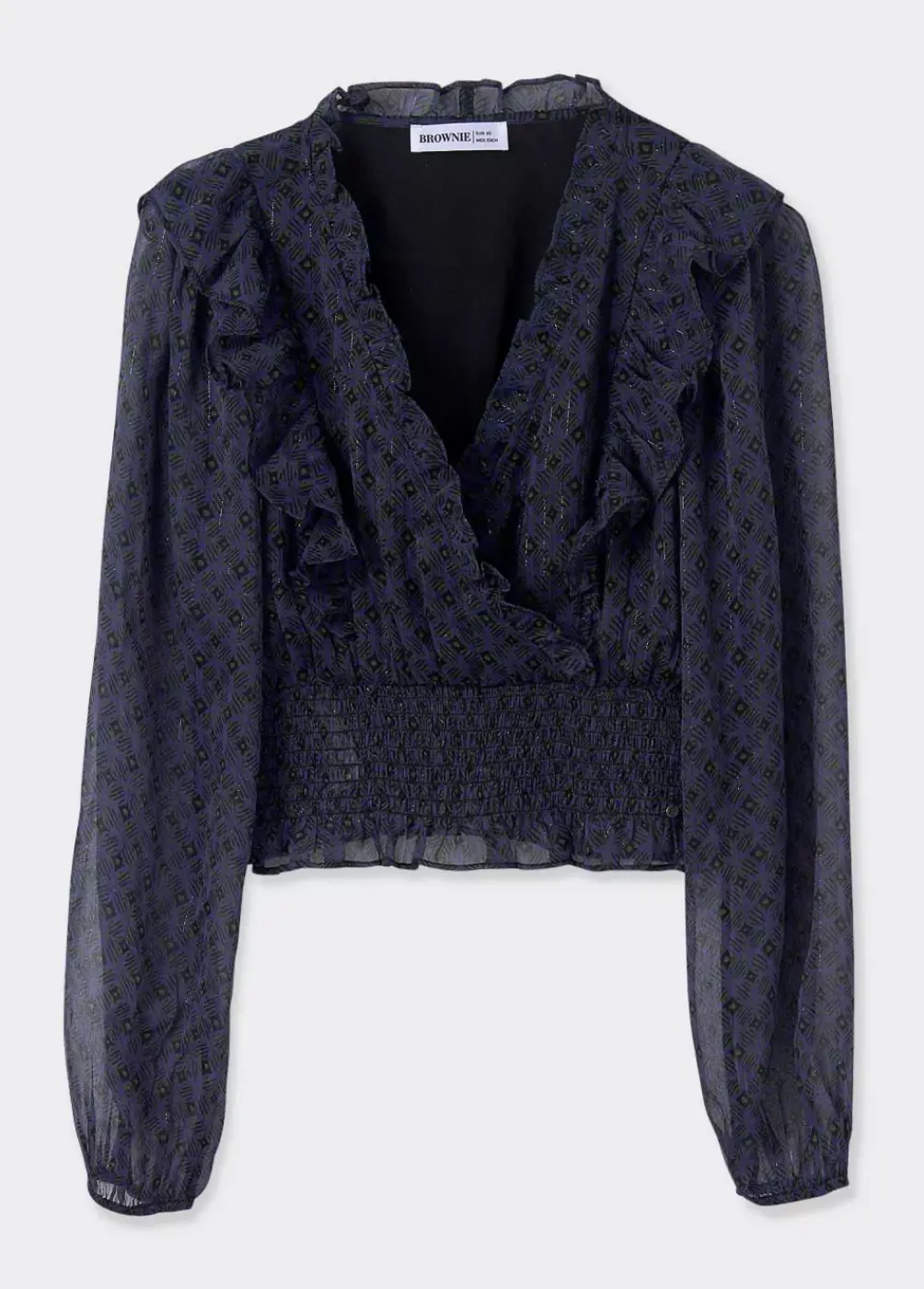 Blusa Cruzada Volantes-Brownie Spain Clearance