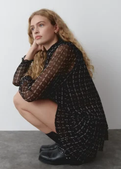 Blusa Cuello Alto-Brownie Spain Fashion