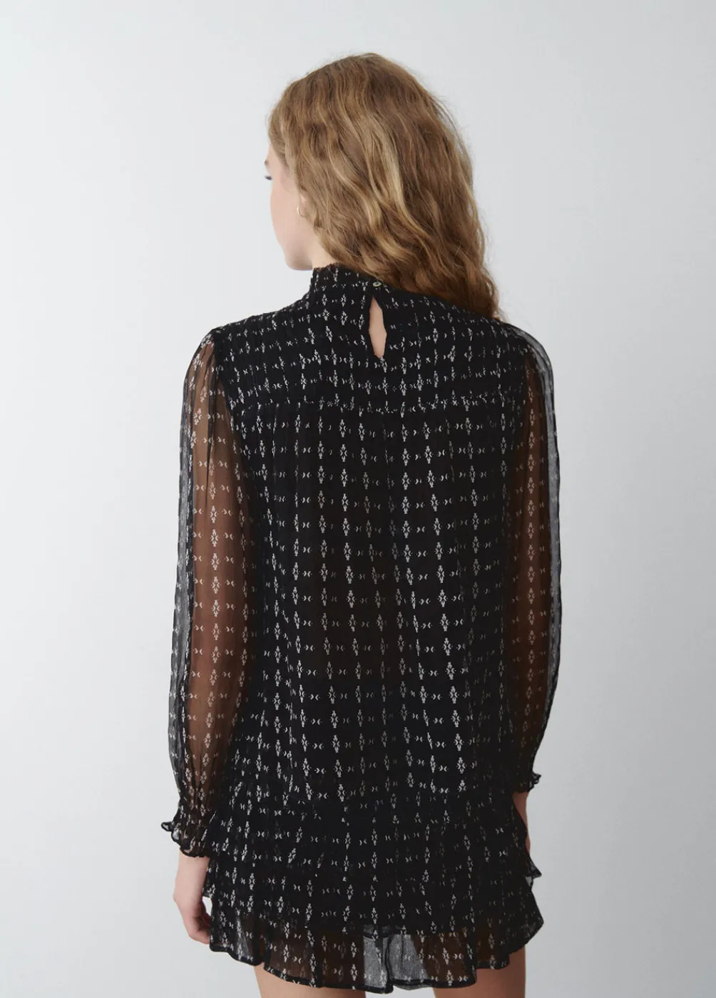 Blusa Cuello Alto-Brownie Spain Fashion