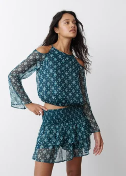 Blusa Hombro Descubierto Ikat-Brownie Spain Online