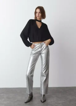 Blusa Lisa Con Chocker-Brownie Spain Online