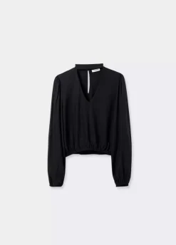 Blusa Lisa Con Chocker-Brownie Spain Online