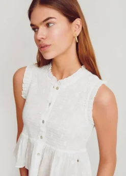 Blusa Smock Sin Mangas-Brownie Spain Online