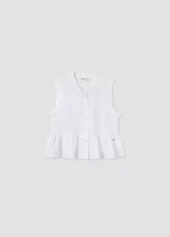 Blusa Smock Sin Mangas-Brownie Spain Online