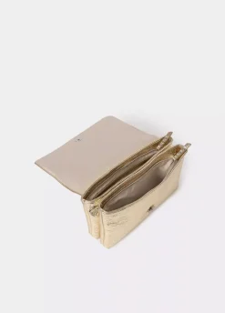 Bolso Doble Shiny Grabado-Brownie Spain Sale