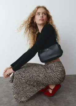 Bolso Hombro Detalle Cuerdas-Brownie Spain New