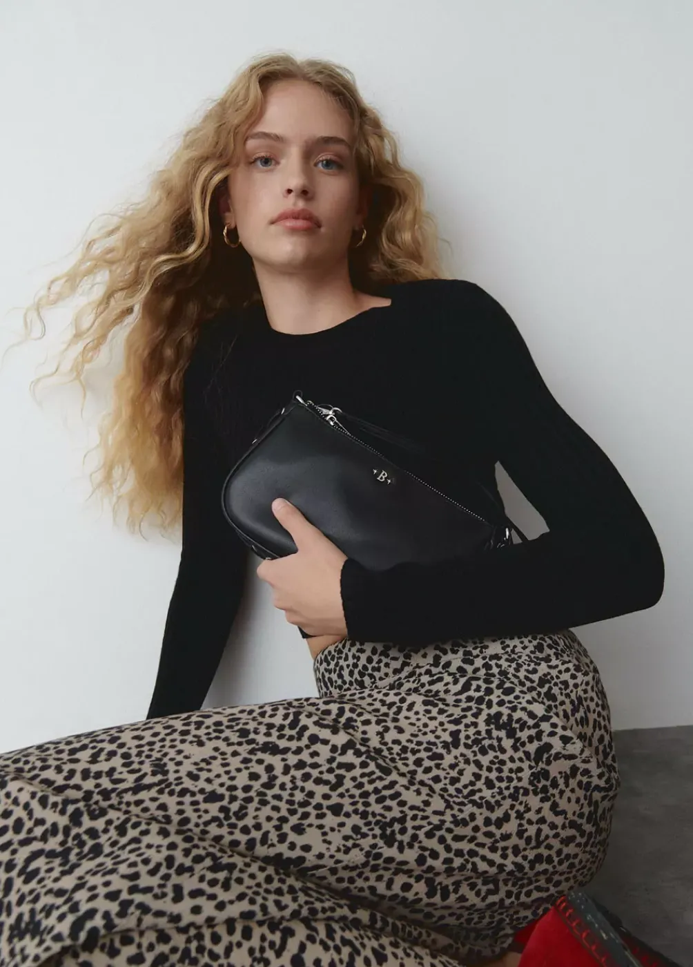 Bolso Hombro Detalle Cuerdas-Brownie Spain New