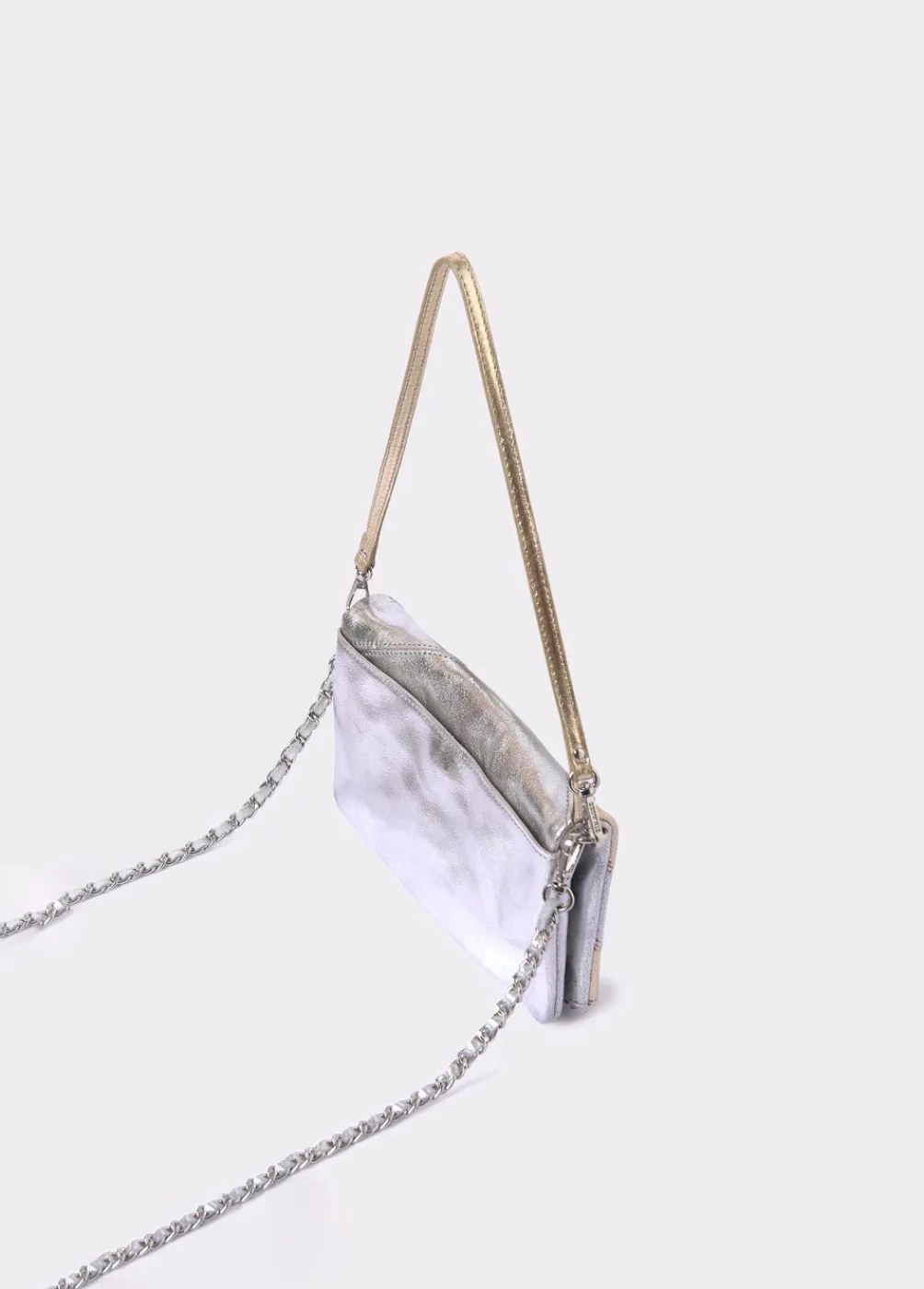 Bolso Solapa Patchwork Piel-Brownie Spain Best