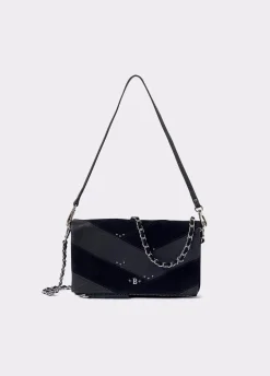 Bolso Solapa Patchwork Piel-Brownie Spain Fashion