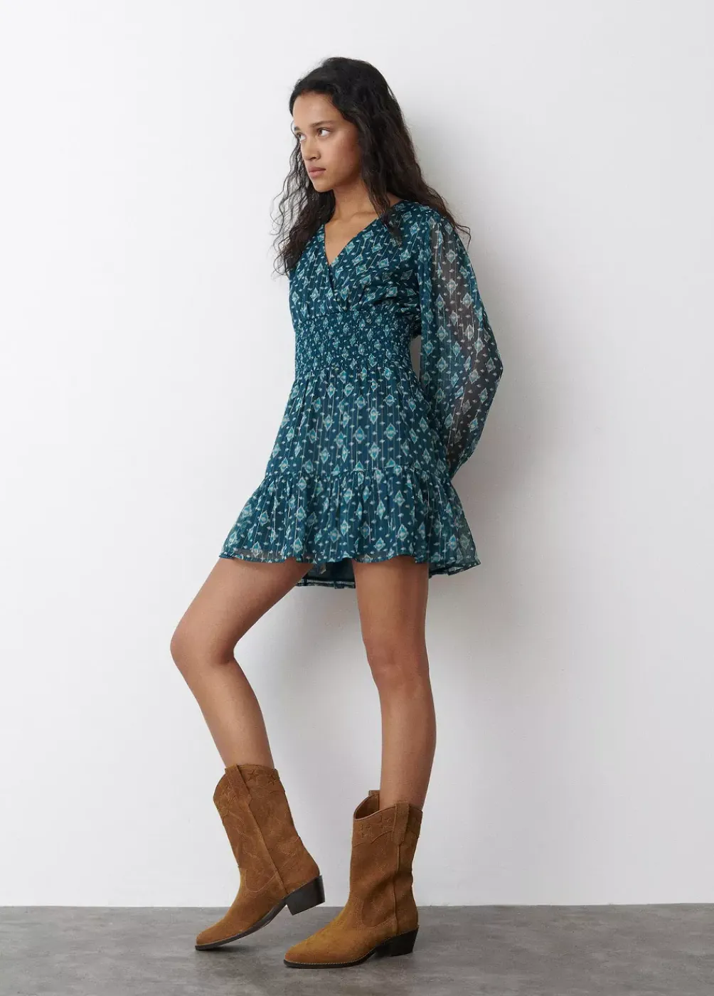 Bota Cowboy Estrellas Piel-Brownie Spain Sale