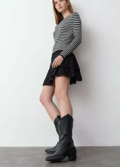 Bota Cowboy Pespuntes-Brownie Spain New