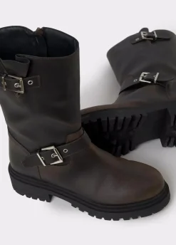 Bota Motera Hebillas-Brownie Spain Hot