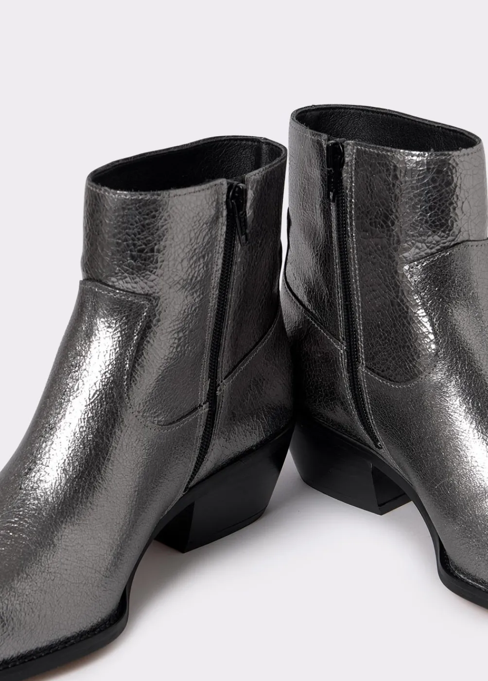 Botin Campero Laminado Piel-Brownie Spain Outlet