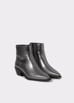 Botin Campero Laminado Piel-Brownie Spain Outlet