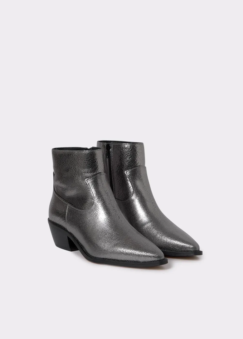 Botin Campero Laminado Piel-Brownie Spain Outlet