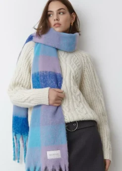 Bufanda Gruesa Cuadros Flecos-Brownie Spain Outlet