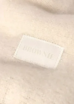 Bufanda Gruesa Estrecha Lisa Flecos-Brownie Spain Fashion