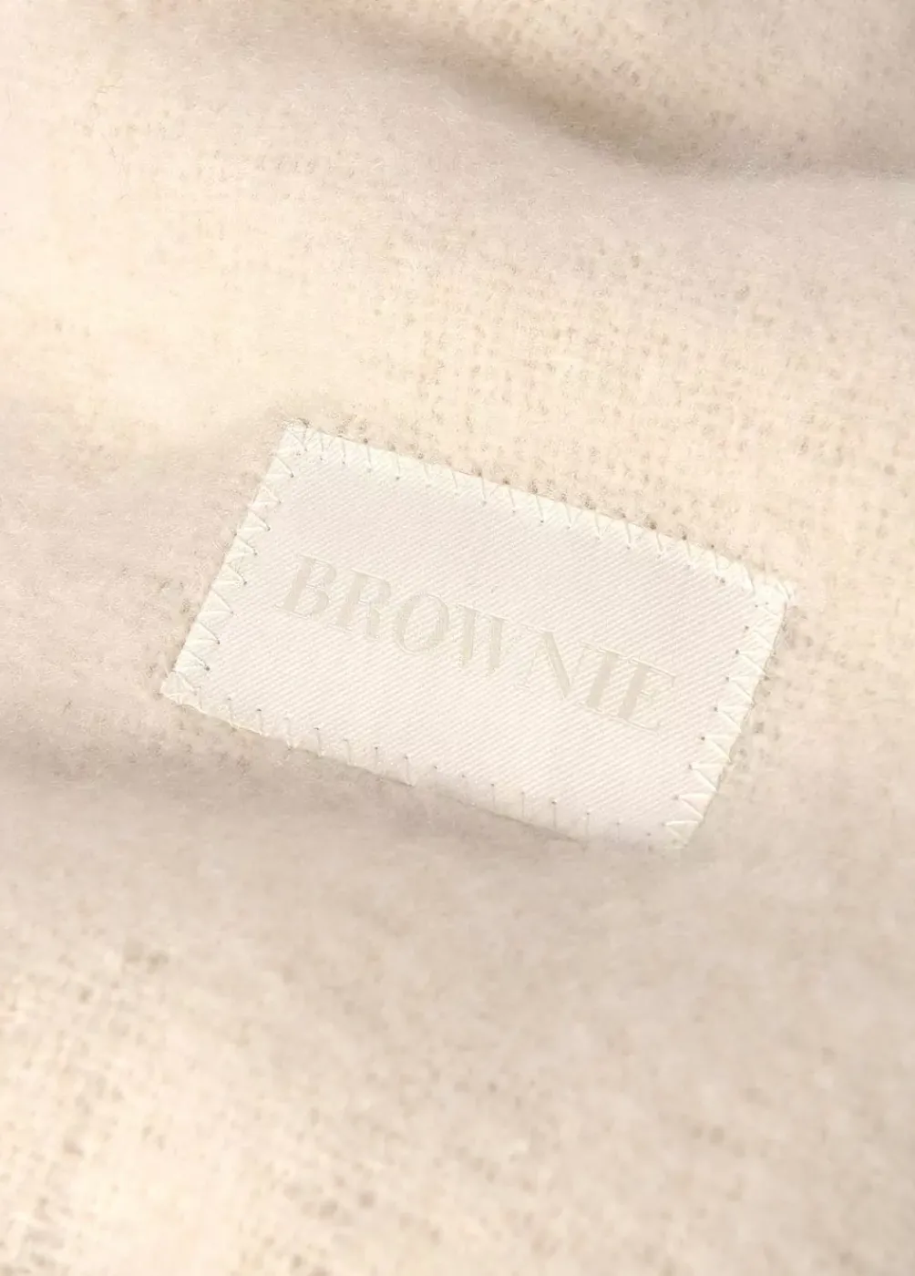 Bufanda Gruesa Estrecha Lisa Flecos-Brownie Spain Fashion