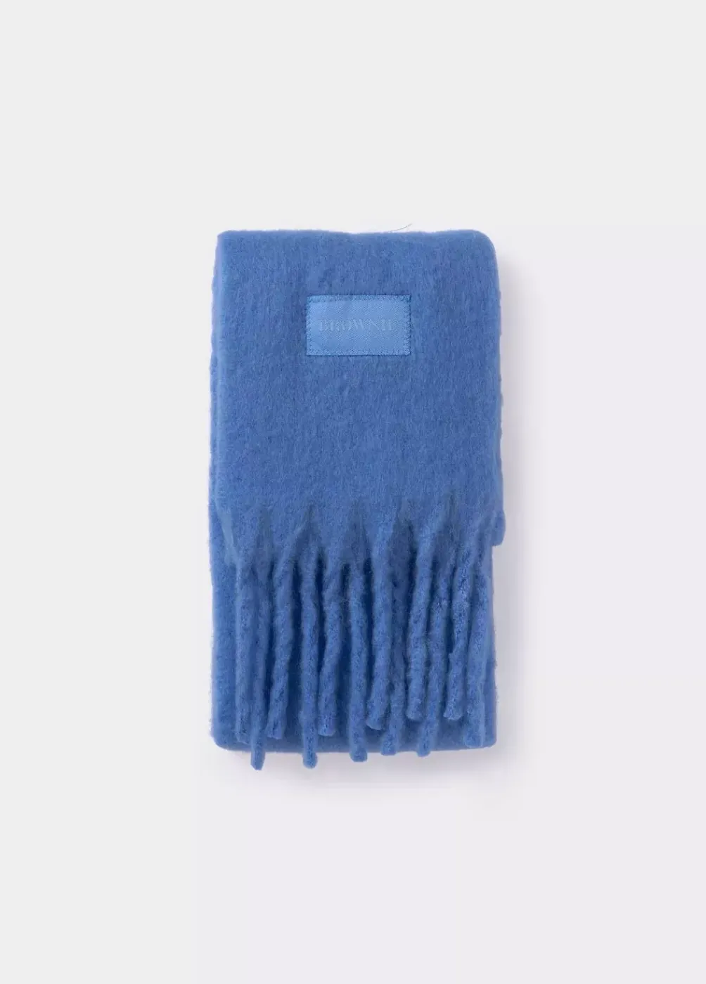 Bufanda Gruesa Estrecha Lisa Flecos-Brownie Spain Outlet