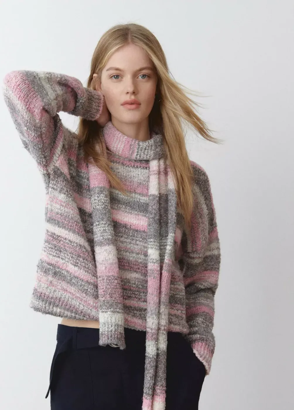 Bufanda Space Dyed Bucle-Brownie Spain New