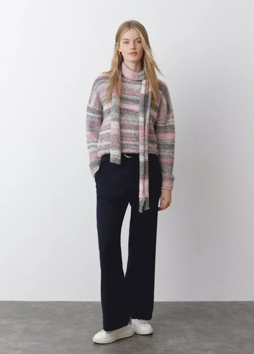 Bufanda Space Dyed Bucle-Brownie Spain New