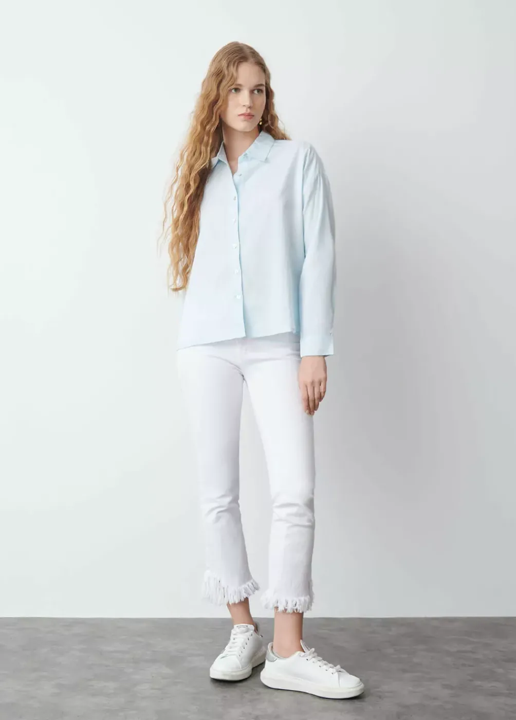 Camisa Basica Celeste-Brownie Spain Best