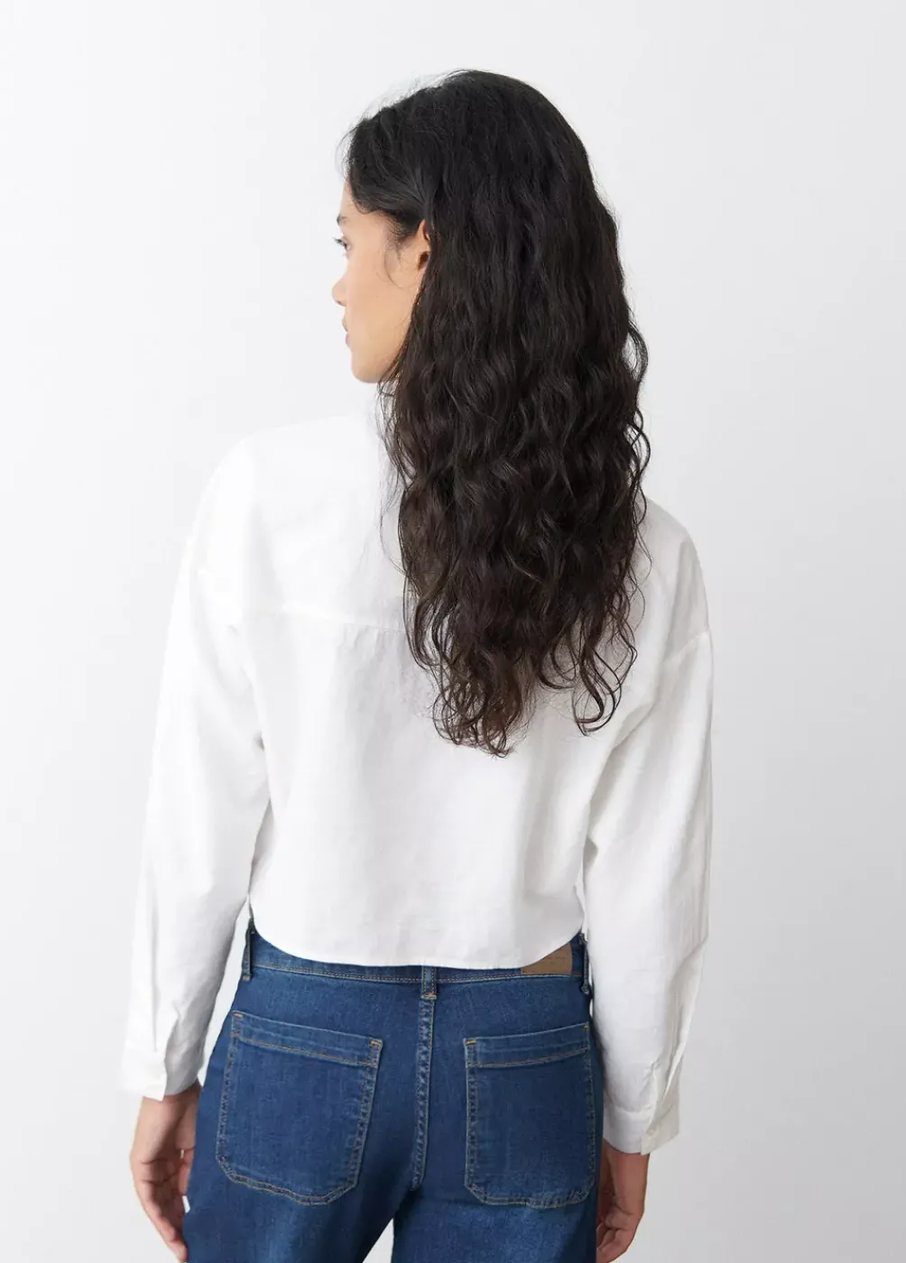 Camisa Cropped Lisa Bolsillo-Brownie Spain Best