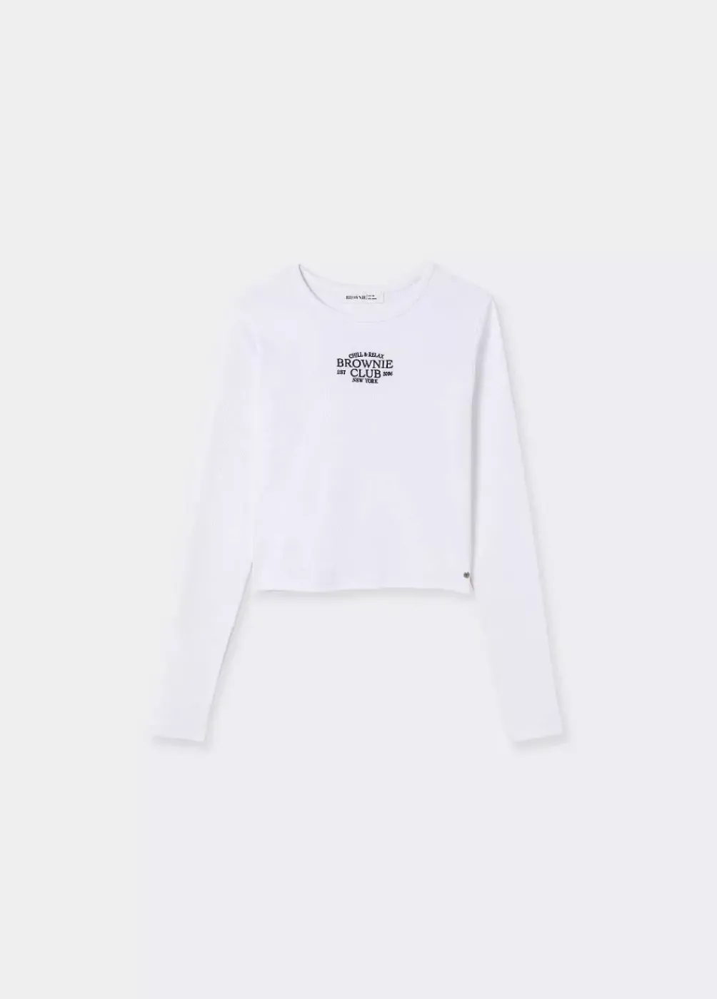 Camiseta Baby Tee Manga Larga-Brownie Spain Clearance