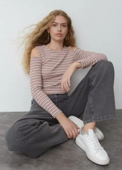 Camiseta Canale Hombros Rayas-Brownie Spain Discount