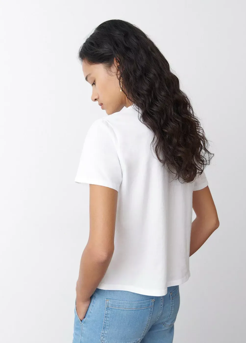 Camiseta Cuello Redondo Basico-Brownie Spain New