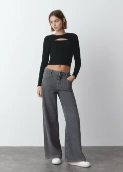 Camiseta Cut Out Canale Manga Larga-Brownie Spain Online