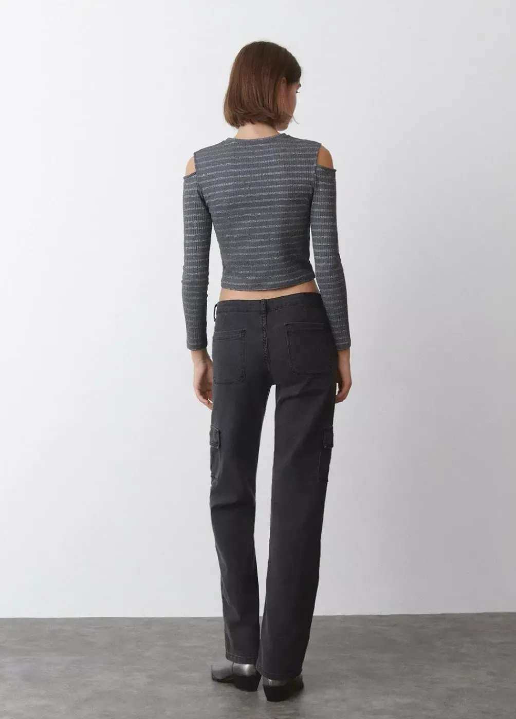 Camiseta Escote Hombros Rayas-Brownie Spain Best