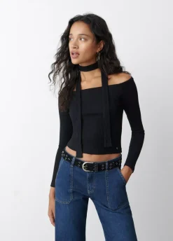 Camiseta Hombros Descubiertos Lazada-Brownie Spain Discount