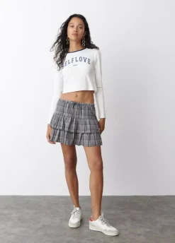 Camiseta Manga Larga Contraste-Brownie Spain Outlet