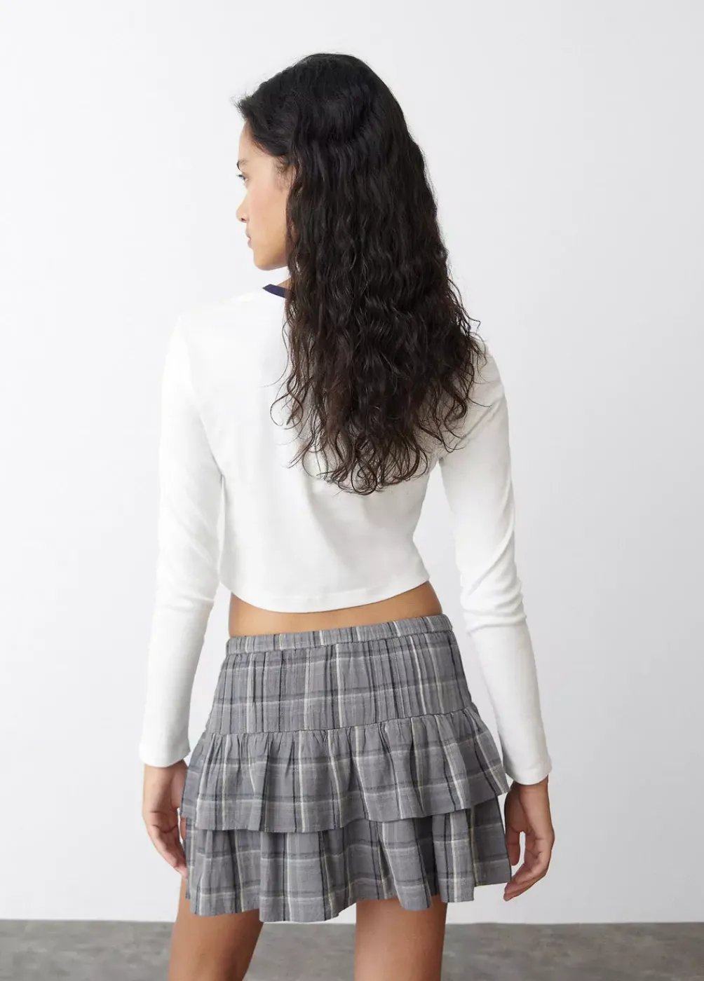 Camiseta Manga Larga Contraste-Brownie Spain Outlet