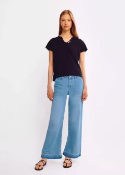 Camiseta Mar Basica Botones Organica | Compra Camisetas | Otono-Invierno 2021-Brownie Spain Sale