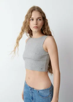 Camiseta Sin Manga Gris-Brownie Spain Sale