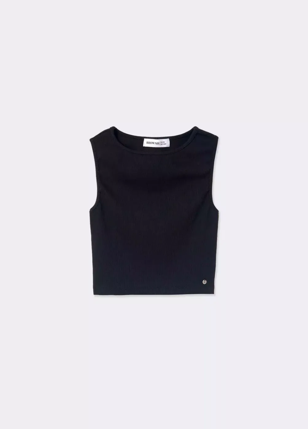 Camiseta Sin Manga Negra-Brownie Spain Sale