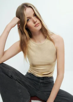 Camiseta Tirantes Rib Foil-Brownie Spain Hot