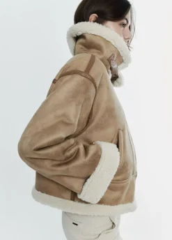 Cazadora Doblefaz Efecto Piel-Brownie Spain Discount