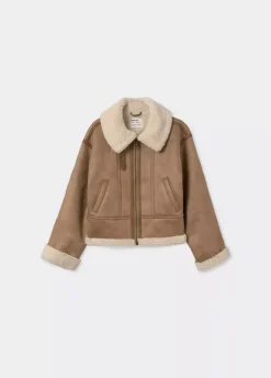 Cazadora Doblefaz Efecto Piel-Brownie Spain Discount