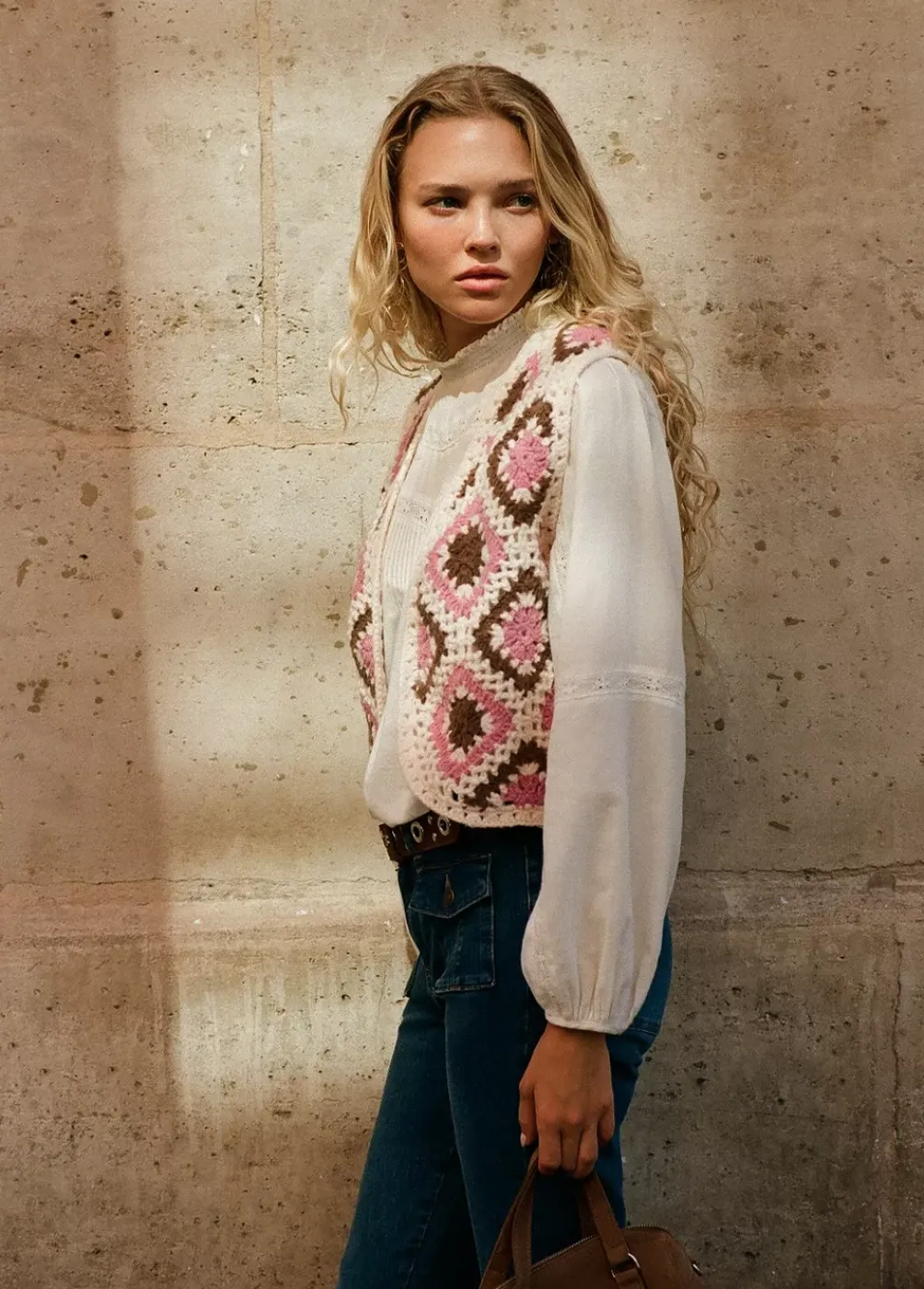 Chaleco Crochet-Brownie Spain New