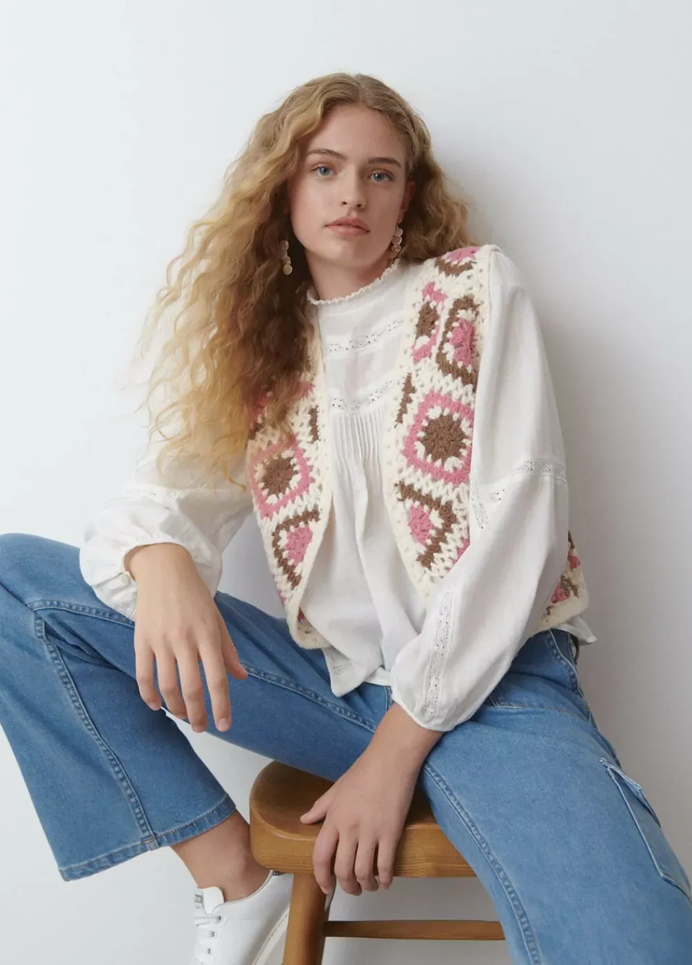 Chaleco Crochet-Brownie Spain New
