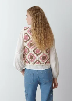 Chaleco Crochet-Brownie Spain New