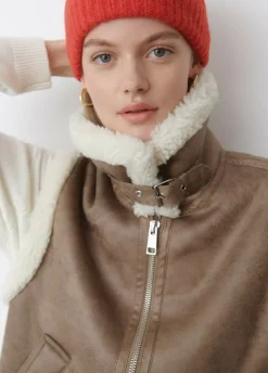 Chaleco Doblefaz Efecto Piel-Brownie Spain Best