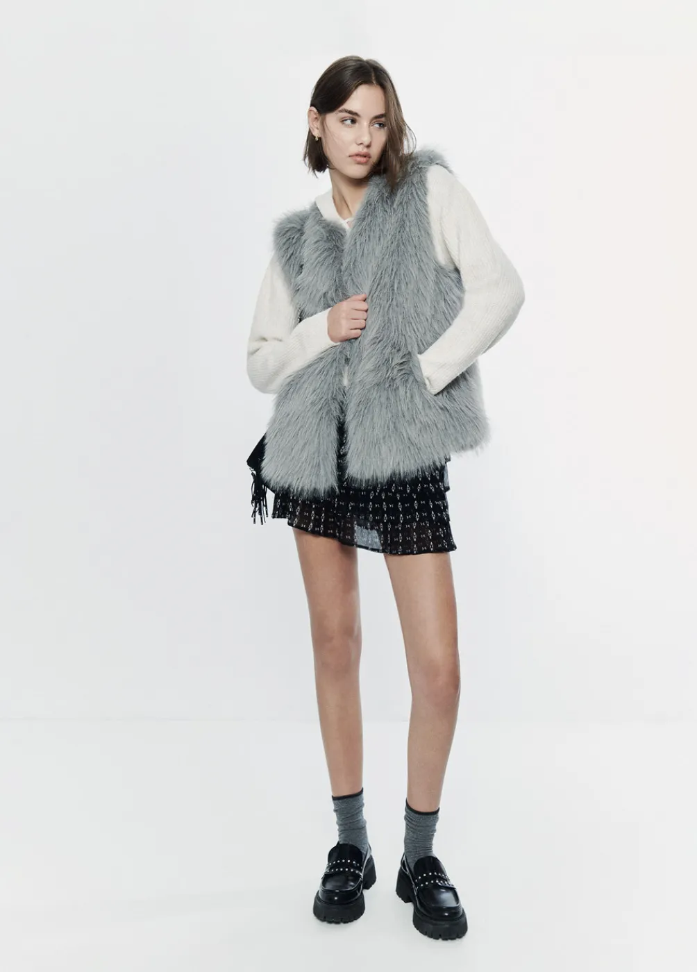 Chaleco Efecto Pelo-Brownie Spain Clearance