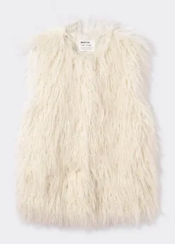 Chaleco Efecto Pelo Largo-Brownie Spain Sale