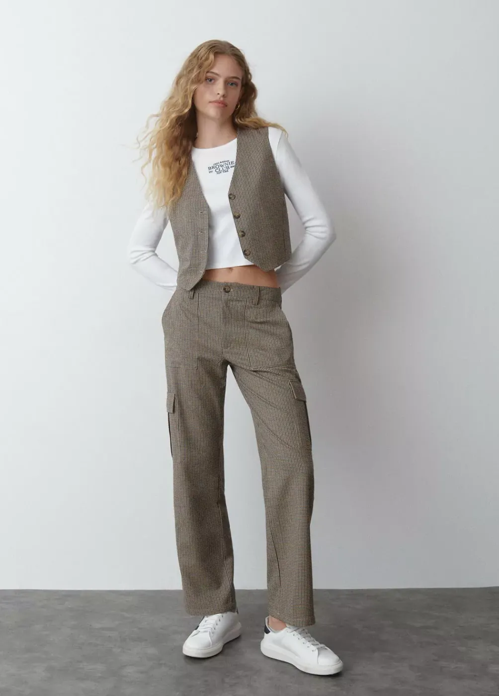 Chaleco Sastre Cuadros-Brownie Spain New