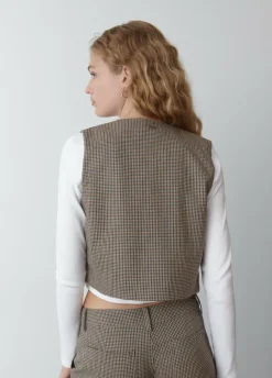 Chaleco Sastre Cuadros-Brownie Spain New